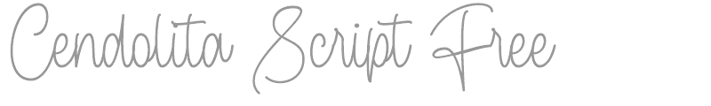 Cendolita Script